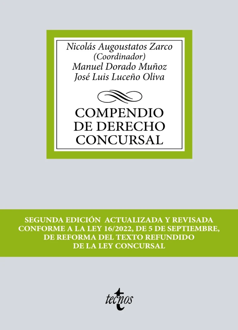 Portada: Compendio de Derecho Concursal