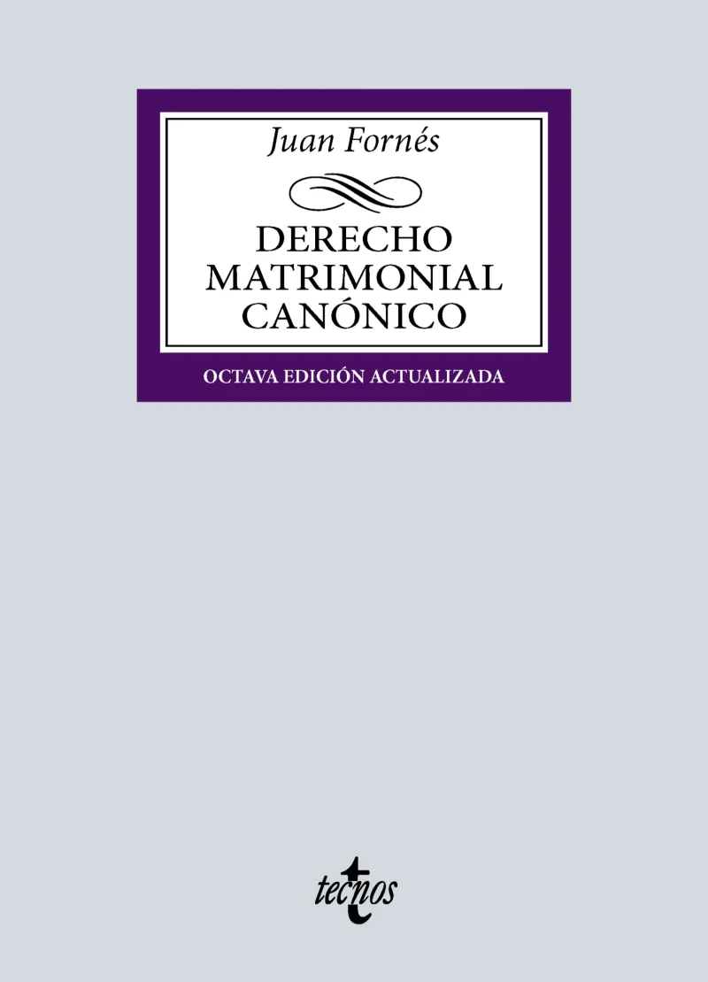 Portada: Derecho matrimonial canónico