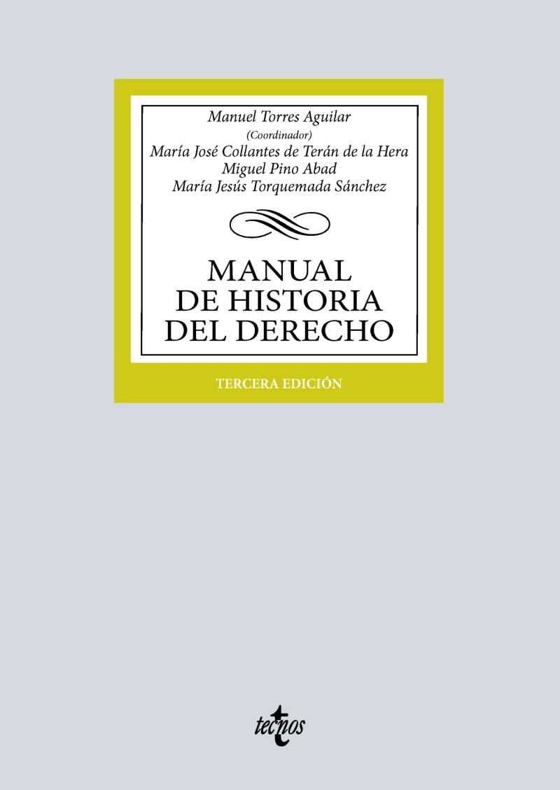 Portada: Pack Manual de Historia del Derecho