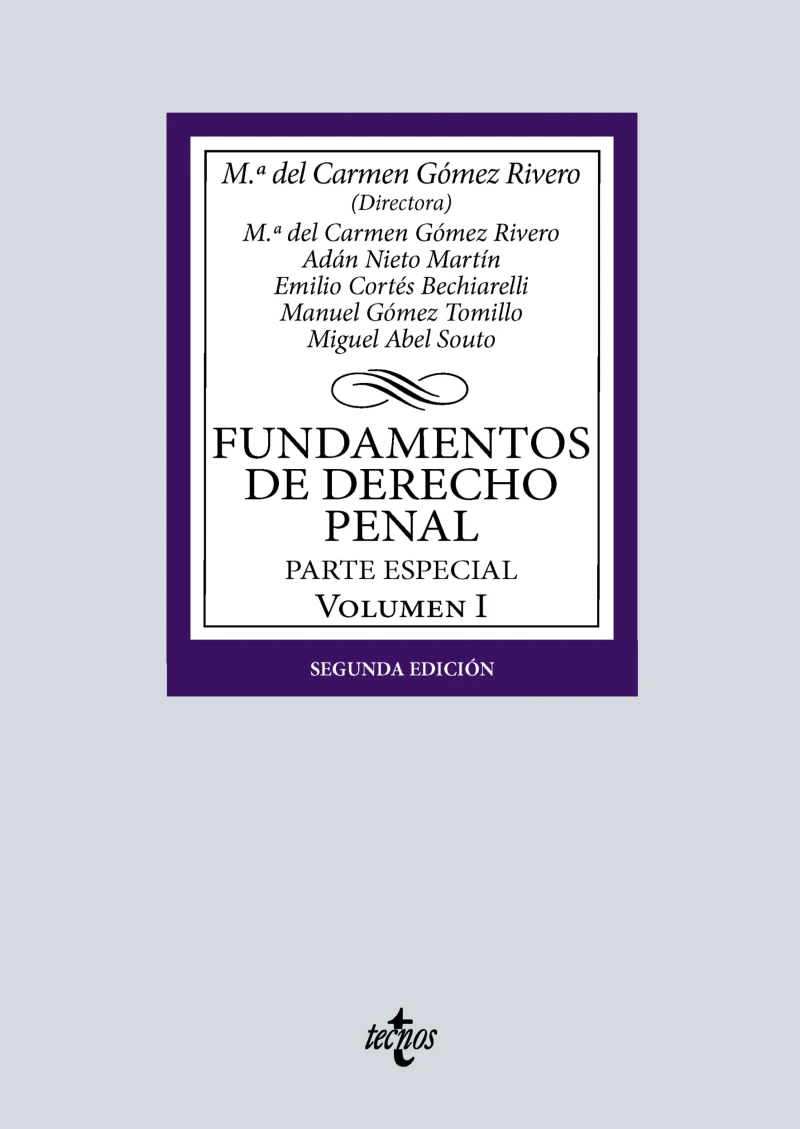 Portada: Fundamentos de Derecho Penal
