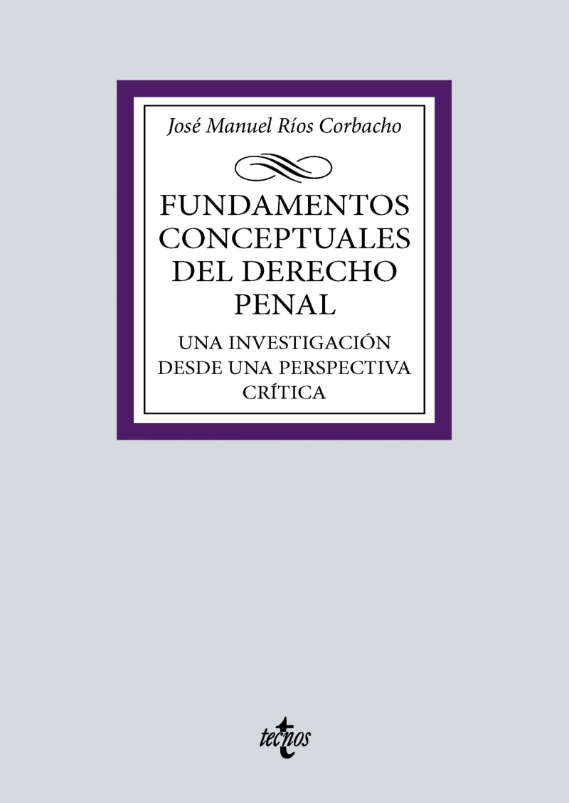 Portada: Fundamentos conceptuales del Derecho Penal