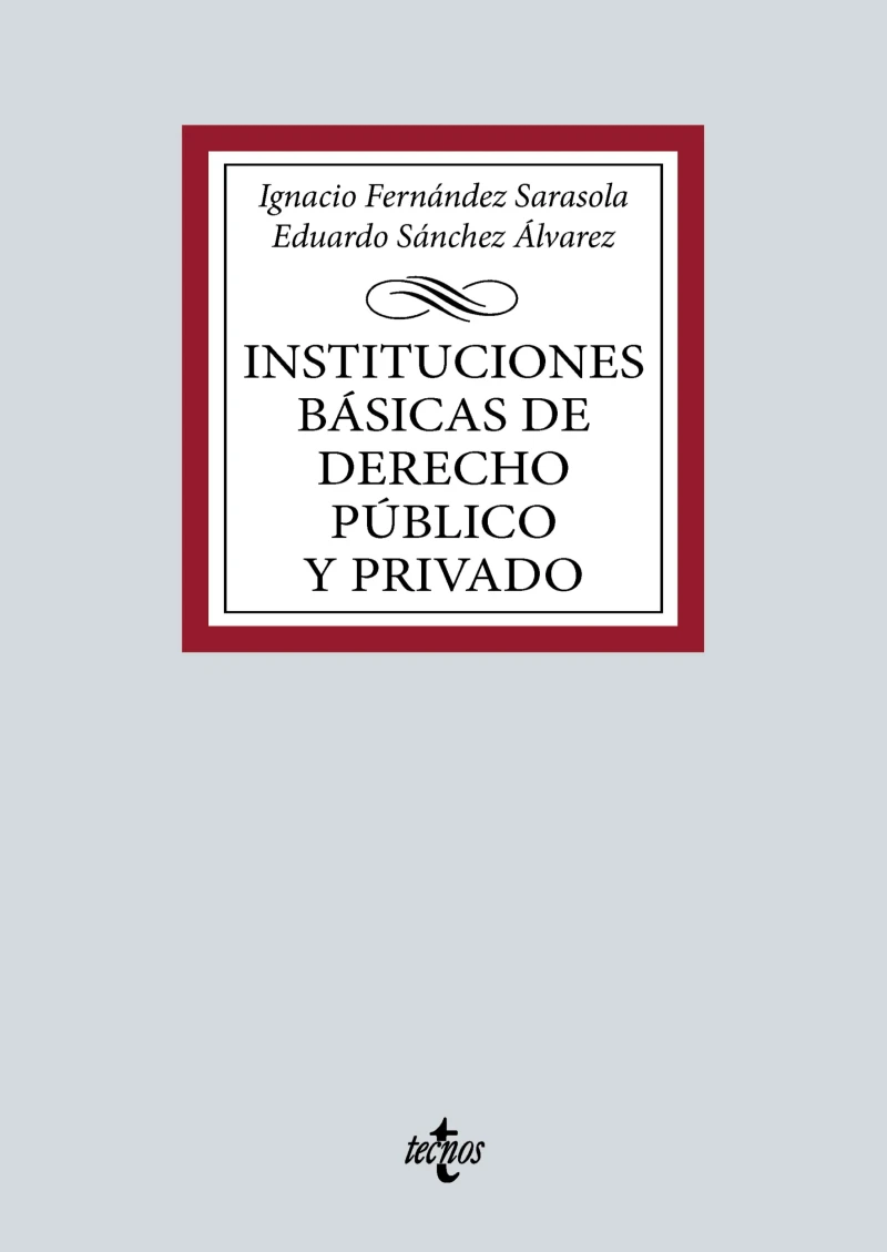 Portada: Instituciones básicas de Derecho público y privado