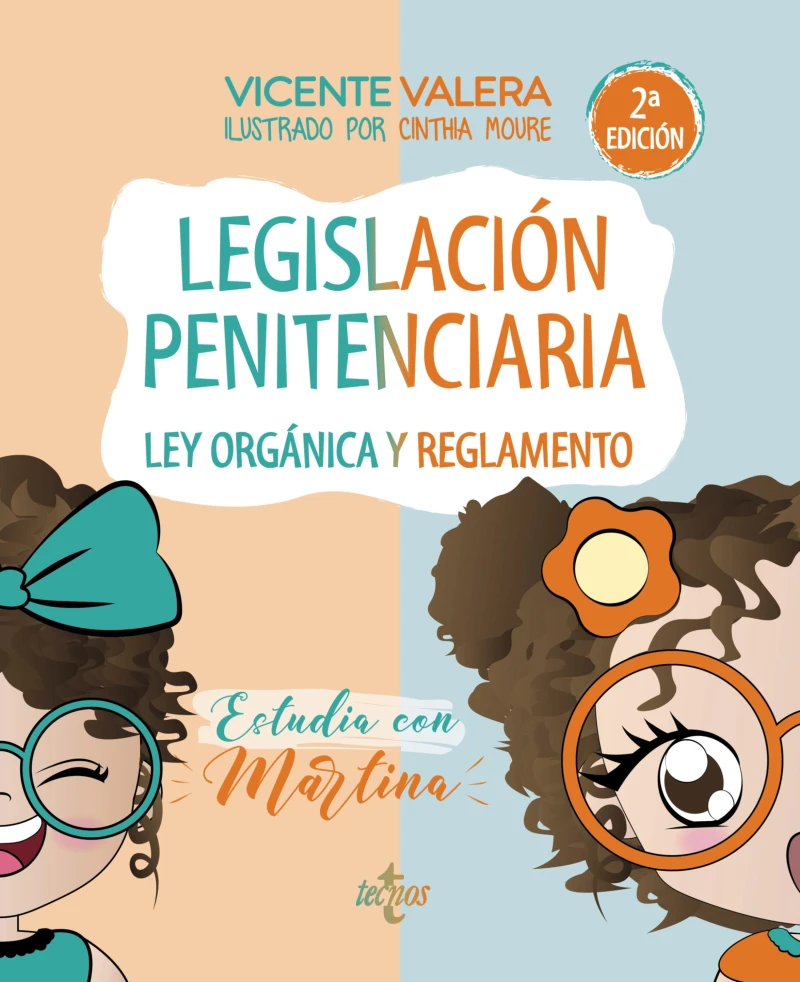 Portada: Legislación penitenciaria. Estudia con Martina