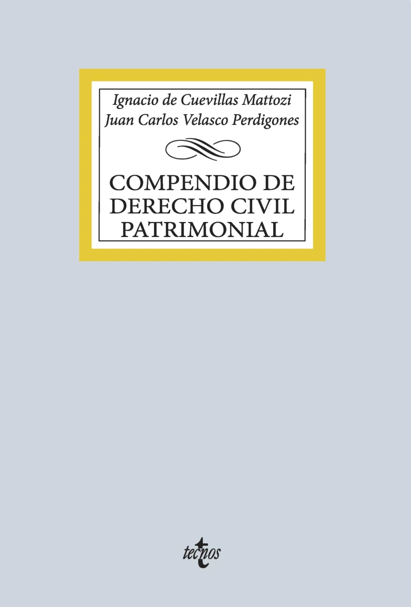 Portada: Compendio de Derecho Civil patrimonial