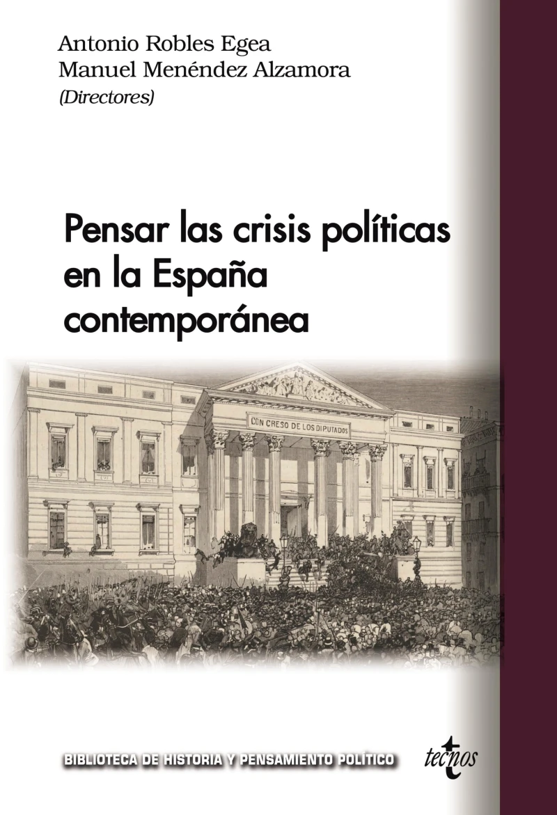 Portada: Pensar las crisis políticas en la España contemporánea