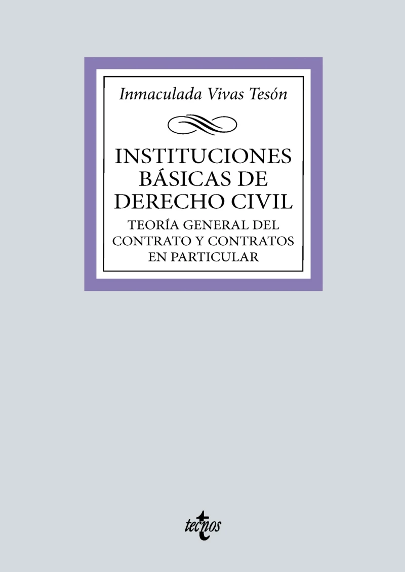 Portada: Instituciones básicas de derecho civil