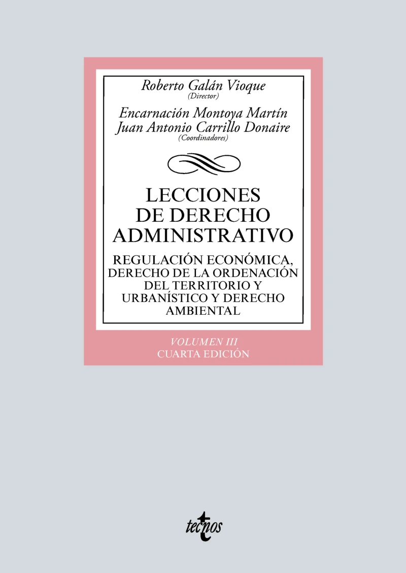 Portada: Lecciones de Derecho Administrativo