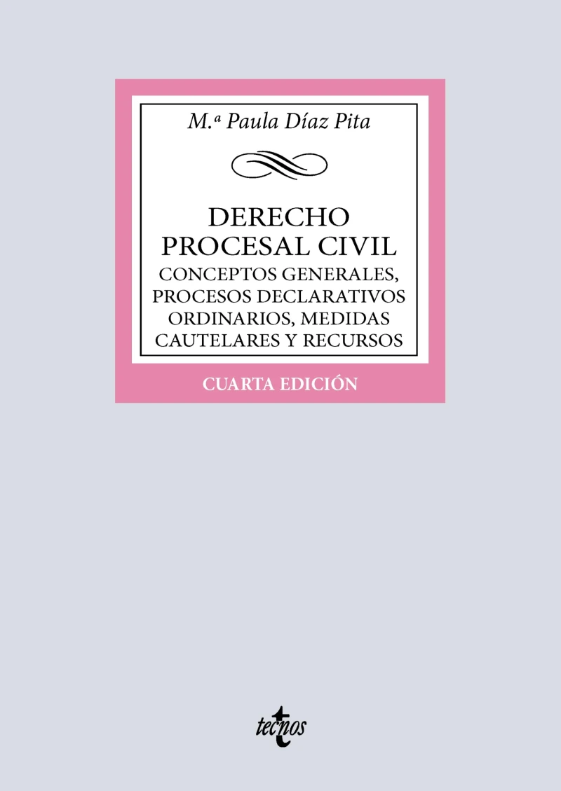 Portada: Derecho procesal civil