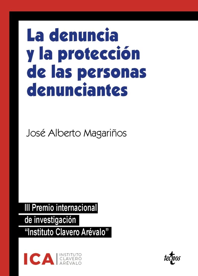 Portada: La denuncia y la protección de las personas denunciantes