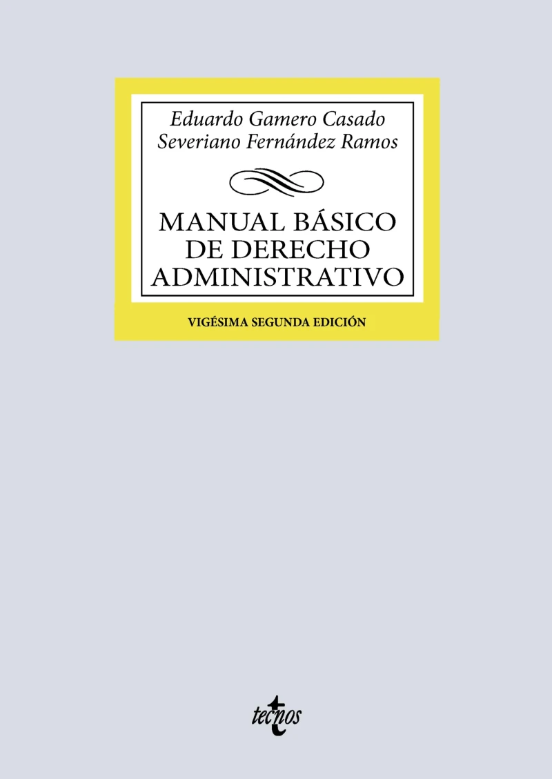Portada: Manual básico de Derecho Administrativo