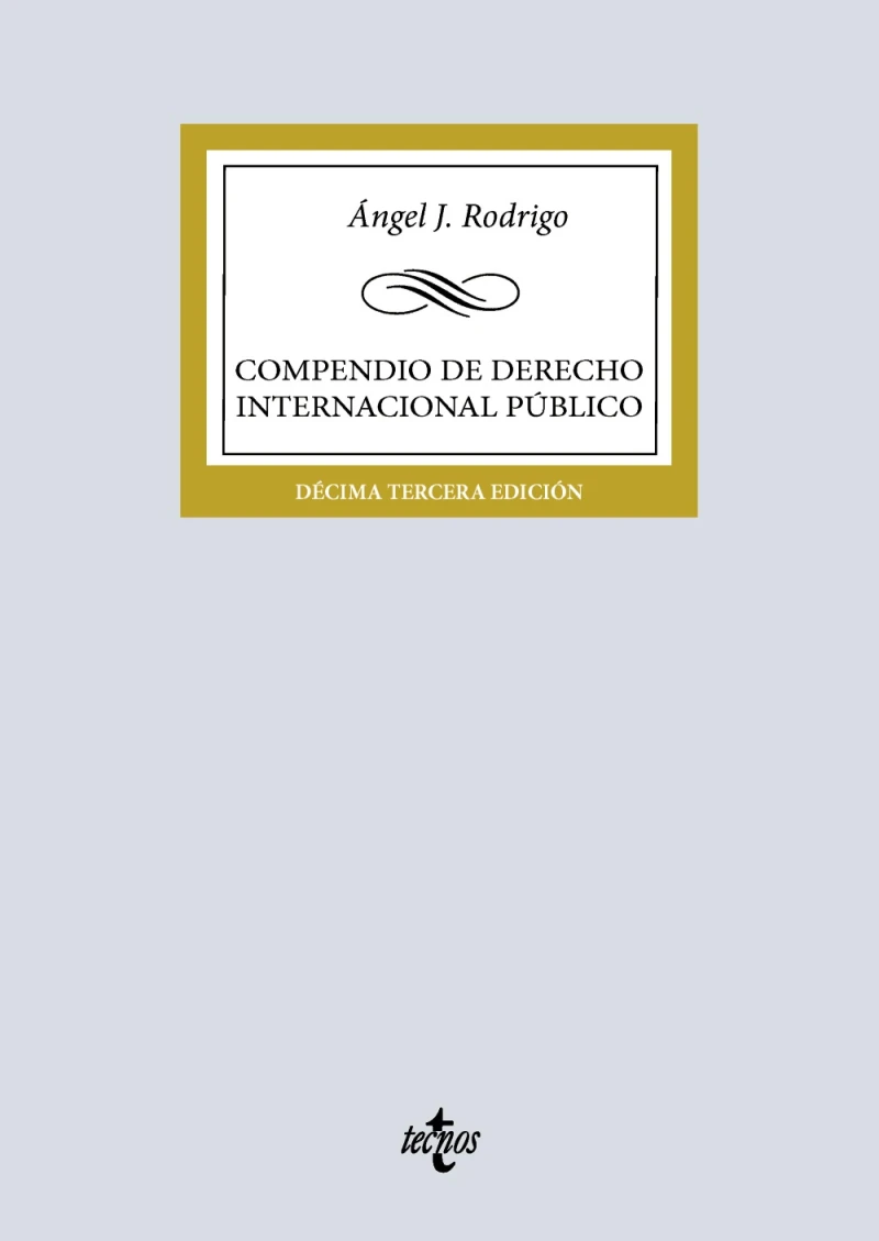 Portada: Compendio de Derecho Internacional Público