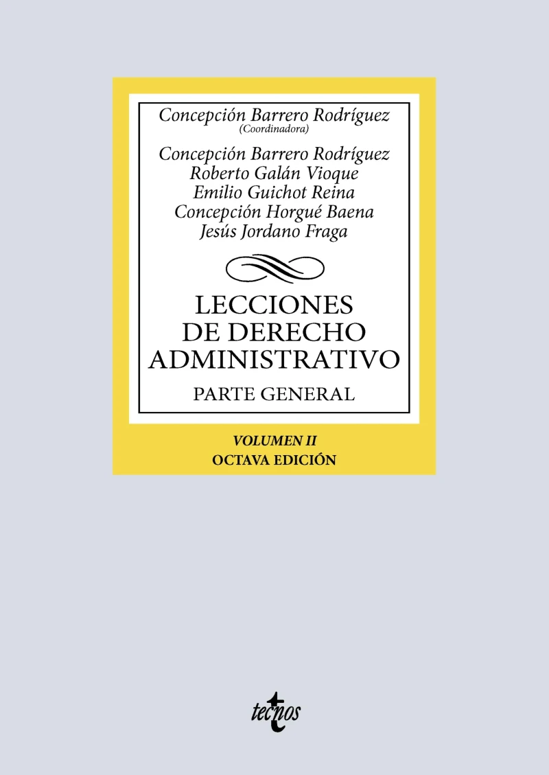 Portada: Lecciones de Derecho Administrativo