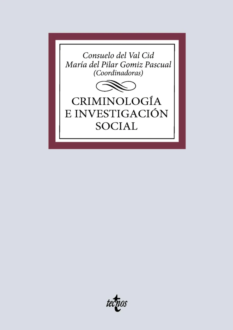 Portada: Criminología e investigación social