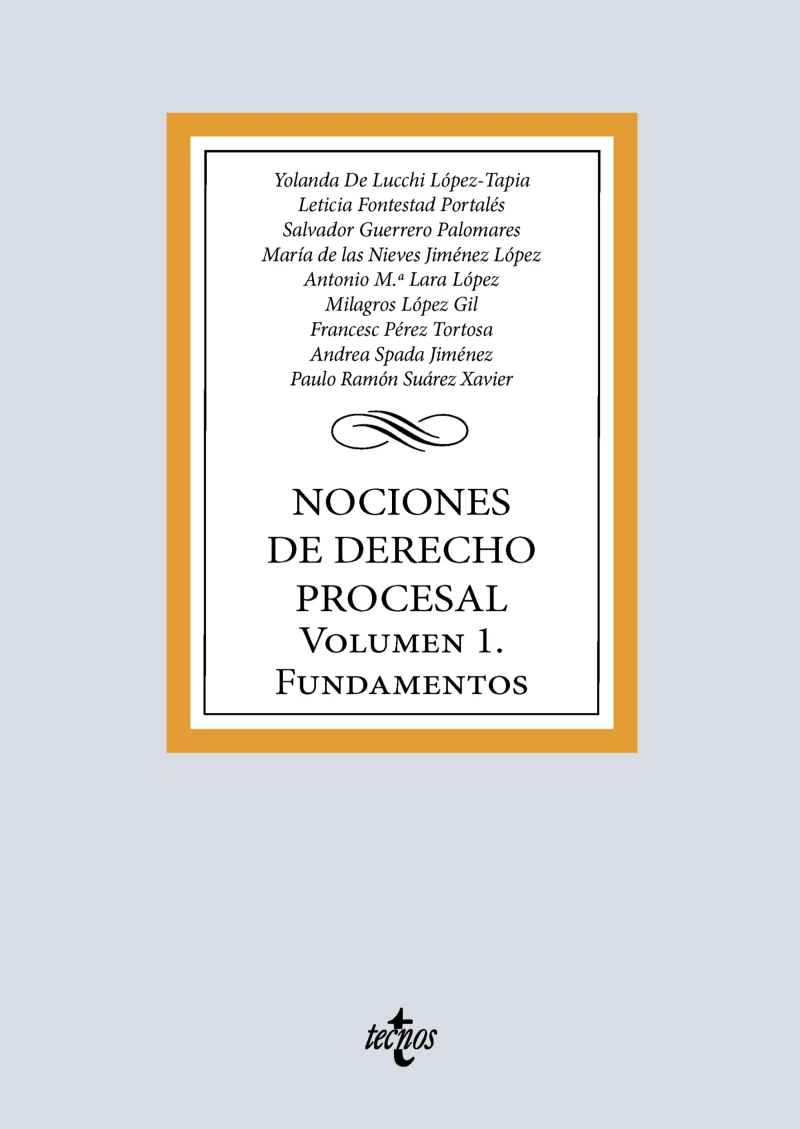 Portada: Nociones de Derecho Procesal