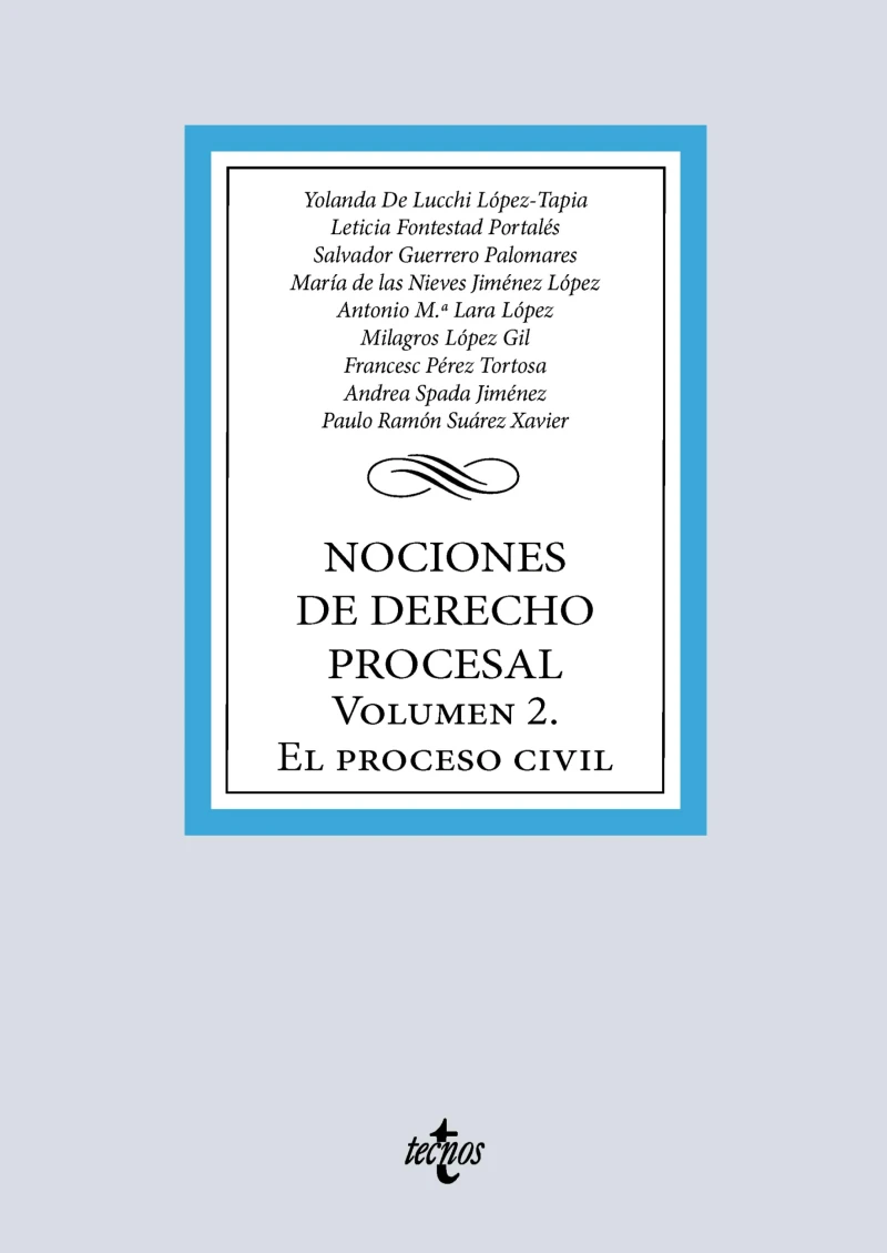 Portada: Nociones de Derecho Procesal
