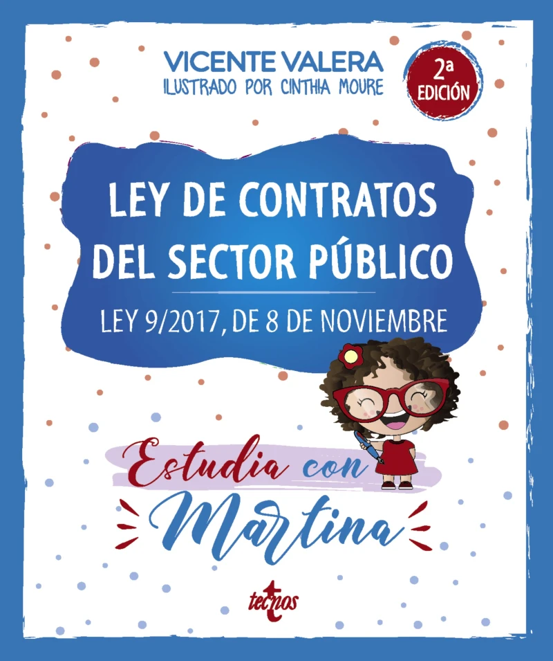 Portada: Ley de Contratos del Sector Público. Estudia con Martina
