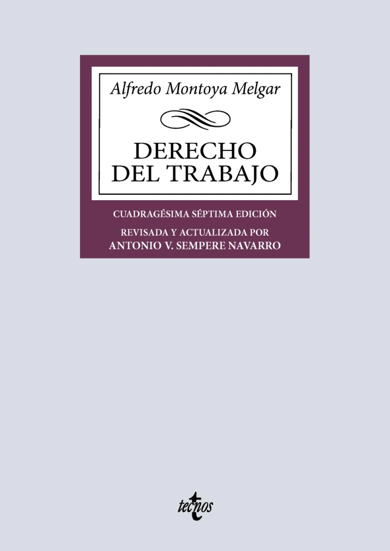 Portada: Derecho del Trabajo