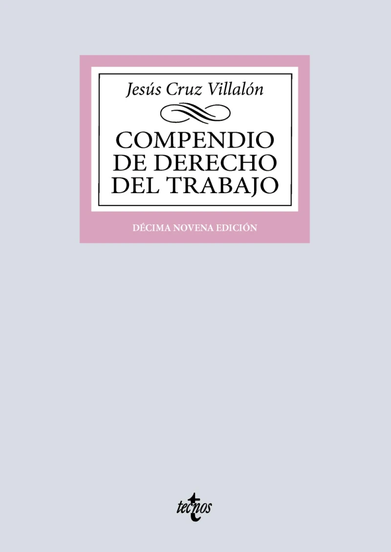Portada: Compendio de Derecho del Trabajo