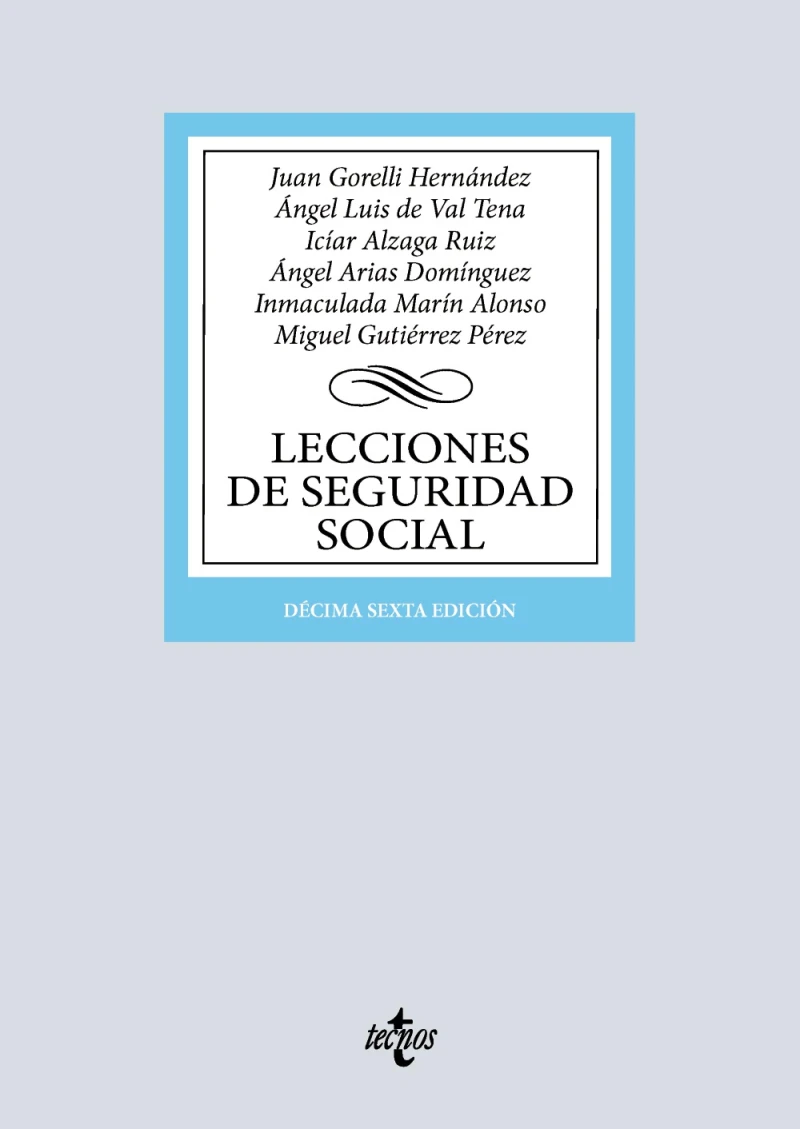 Portada: Lecciones de Seguridad Social