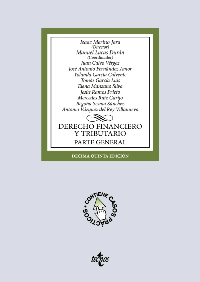 Portada: Derecho financiero y tributario
