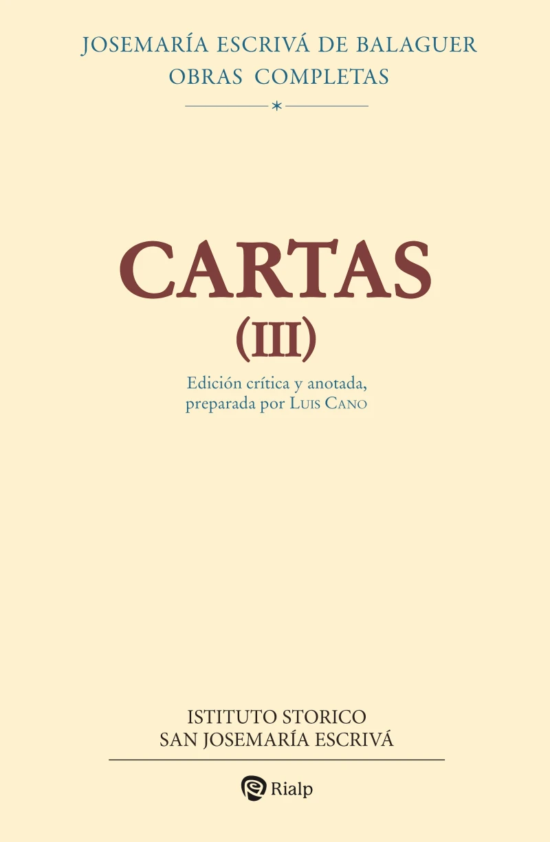 Portada: Cartas III