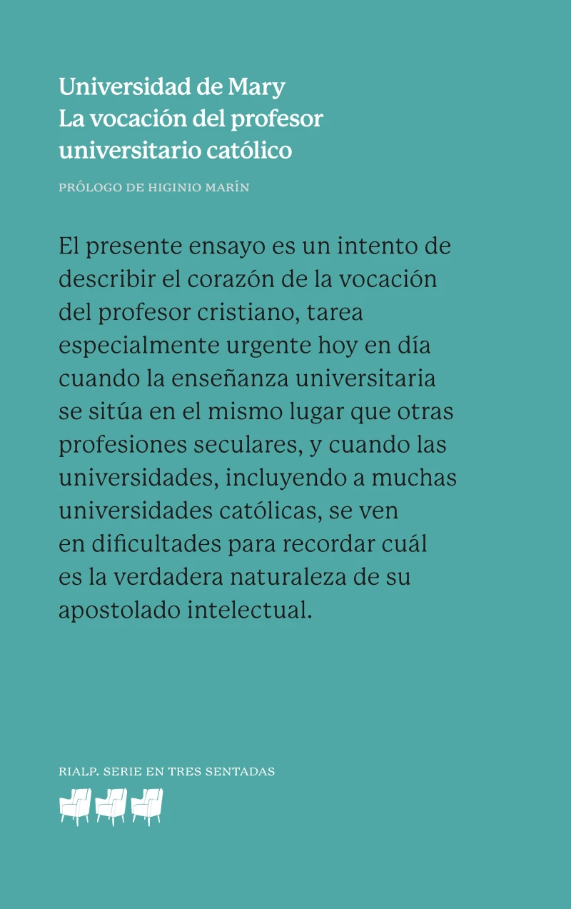 Portada: La vocación del profesor universitario católico
