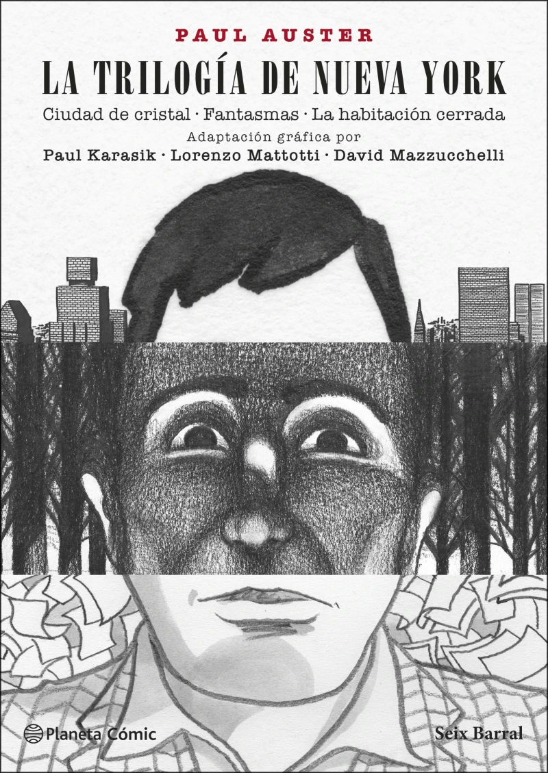 Portada: La trilogía de Nueva York (novela gráfica)