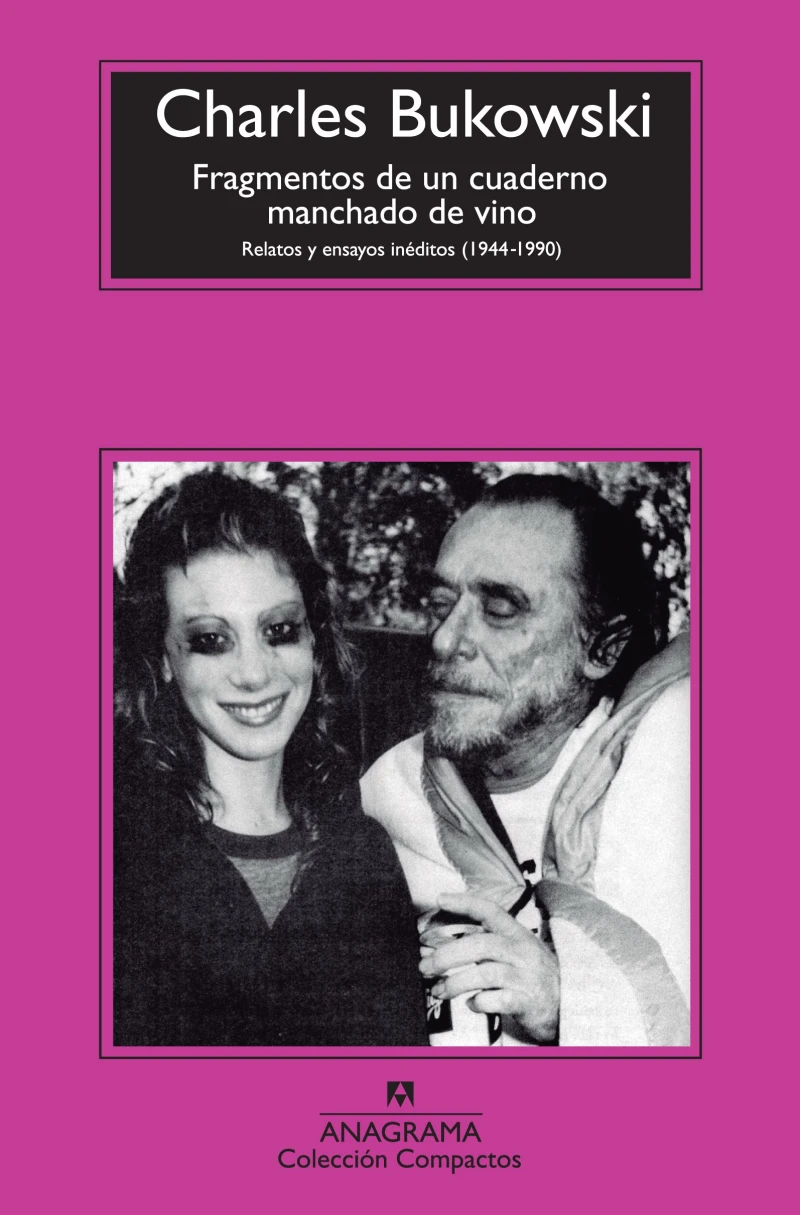 Portada: Fragmentos de un cuaderno manchado de vino