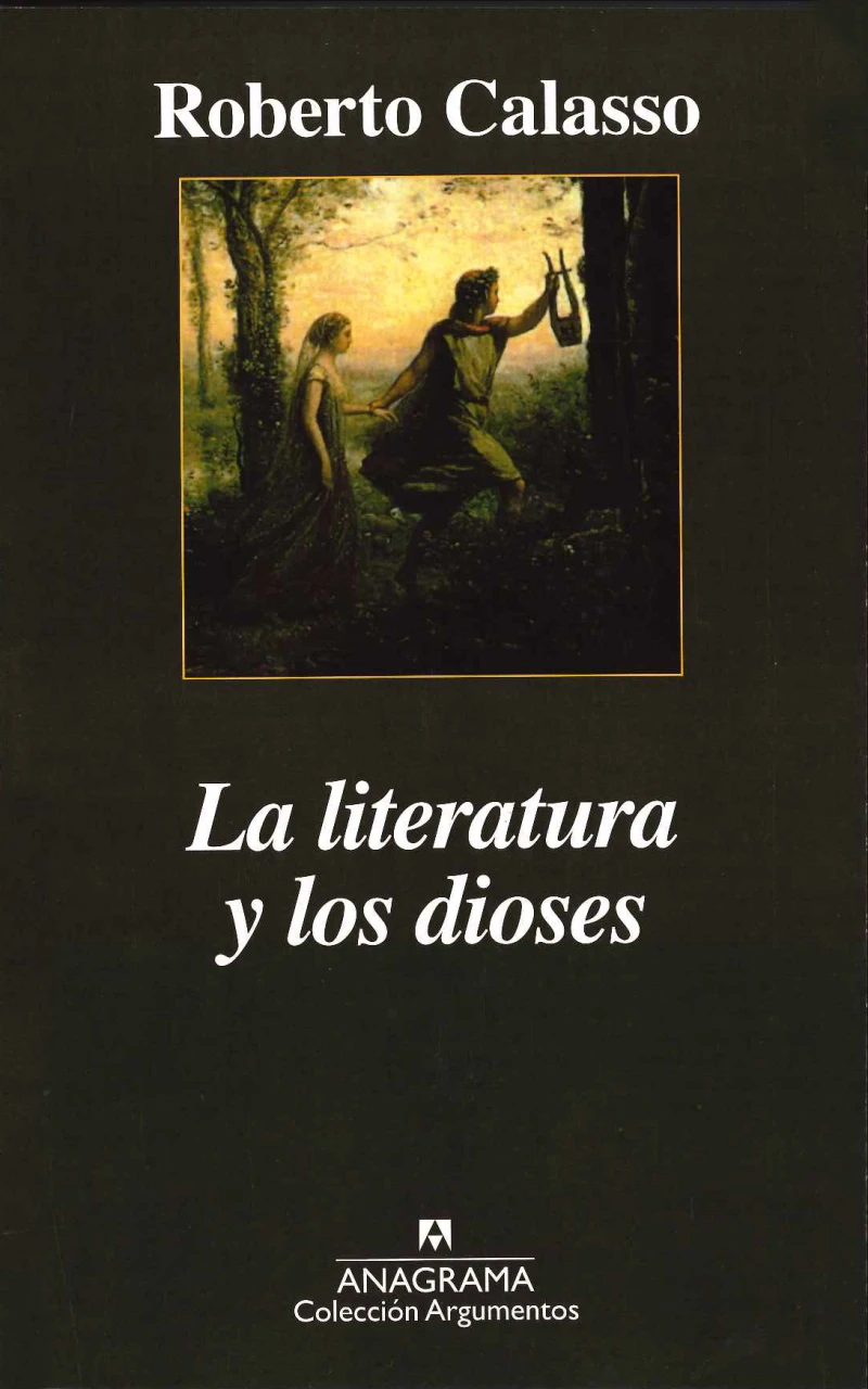 Portada: La literatura y los dioses
