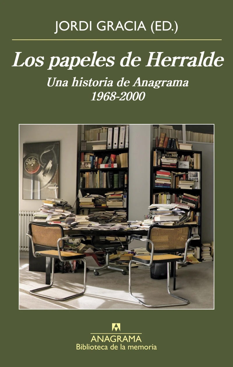 Portada: Los papeles de Herralde