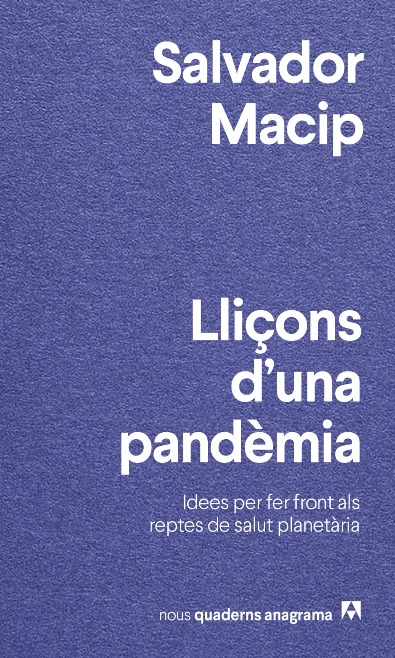 Portada: Lliçons d'una pandèmia