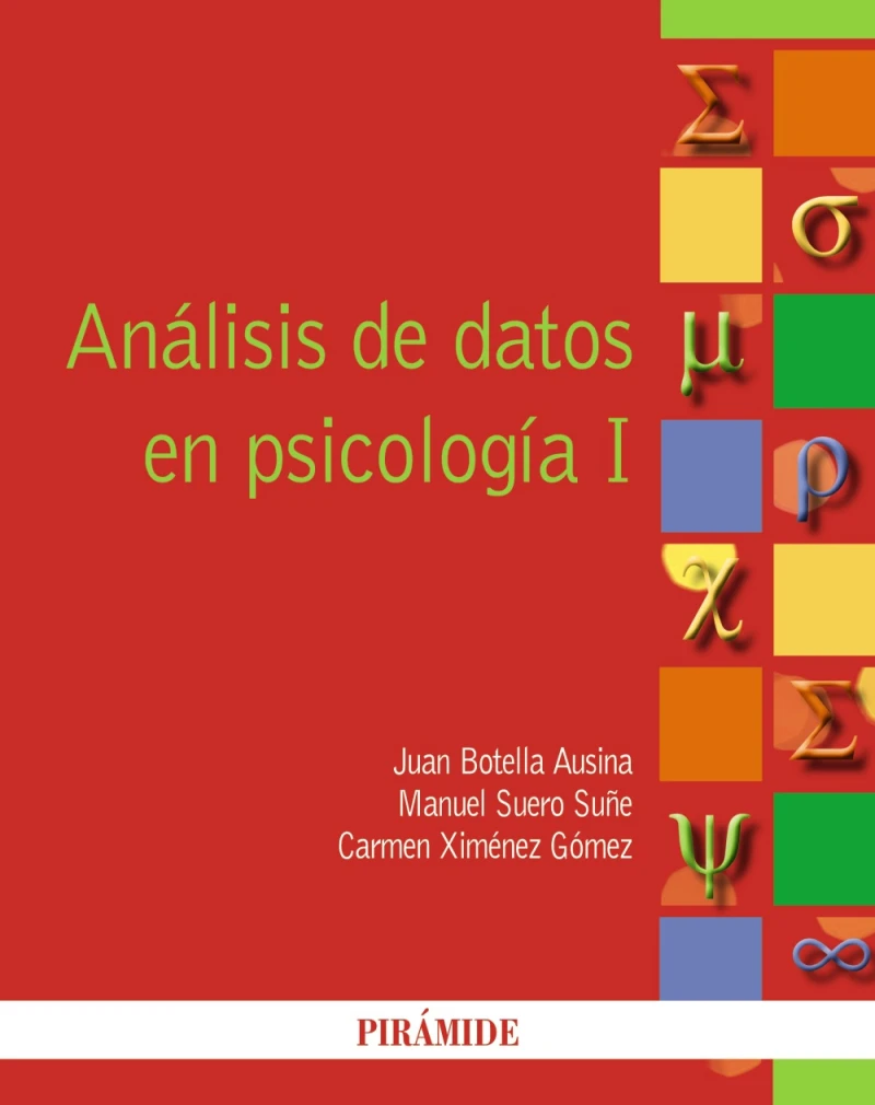 Portada: Análisis de datos en psicología I
