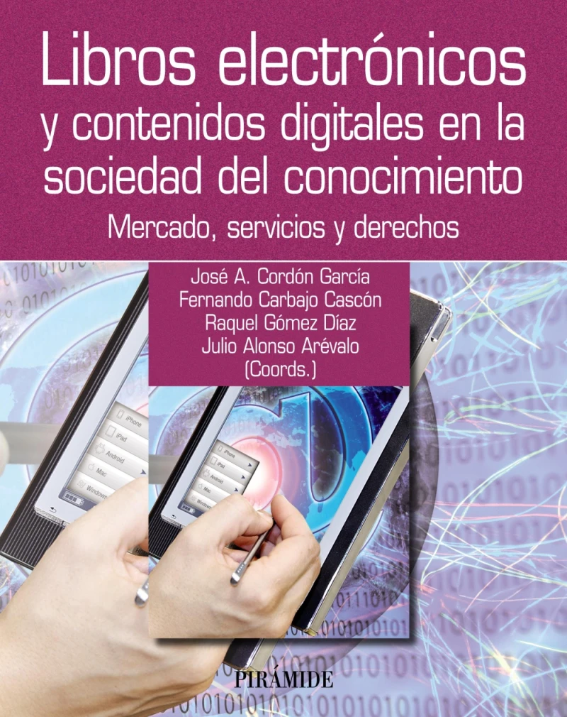 Portada: Libros electrónicos y contenidos digitales en la sociedad del conocimiento