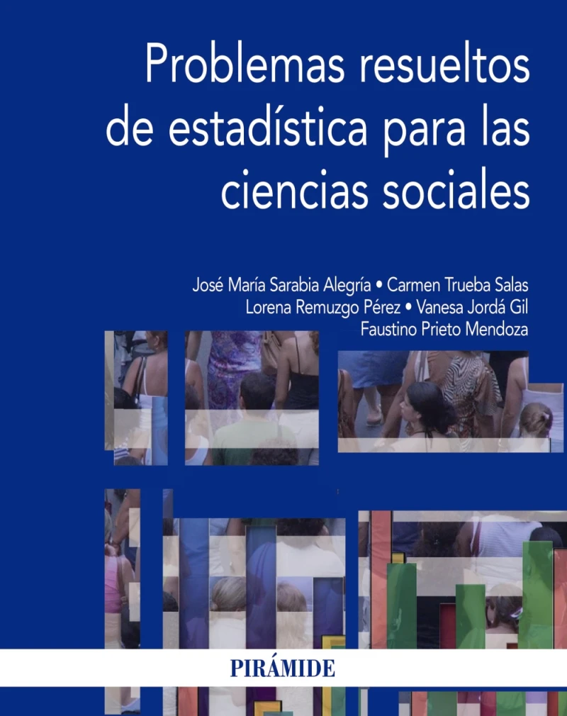 Portada: Problemas resueltos de estadística para las ciencias sociales