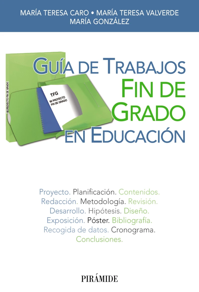 Portada: Guía de Trabajos Fin de Grado en Educación