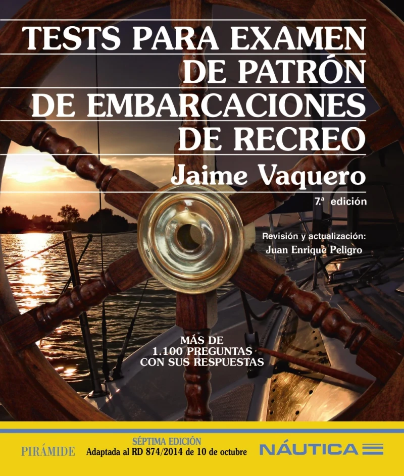 Portada: Tests para examen de patrón de embarcaciones de recreo