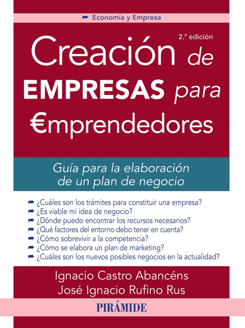 Portada: Creación de empresas para emprendedores