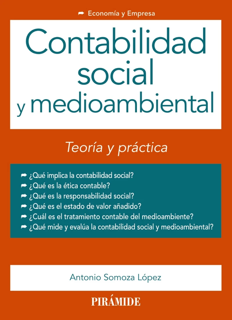 Portada: Contabilidad social y medioambiental