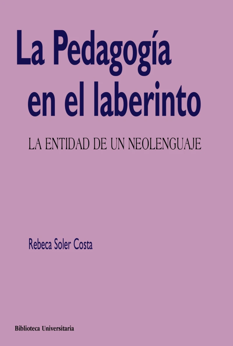Portada: La Pedagogía en el laberinto