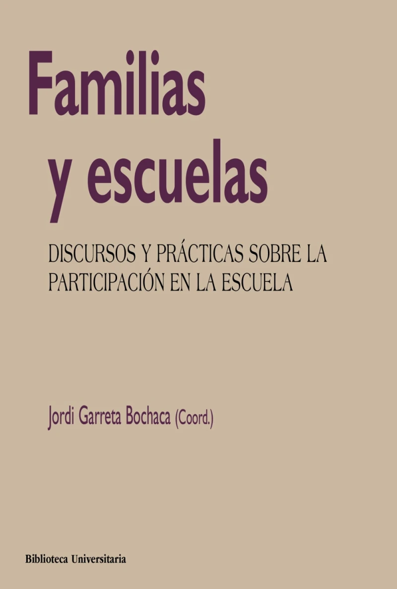 Portada: Familias y escuelas