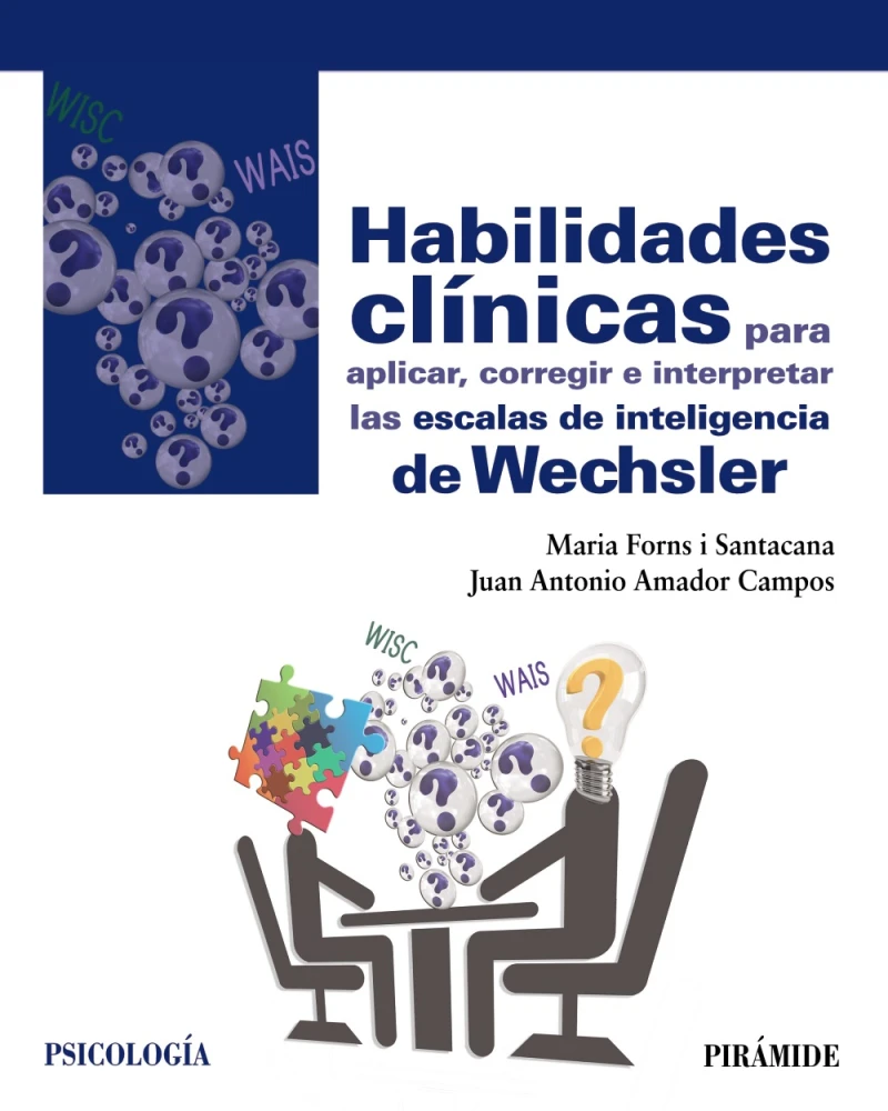 Portada: Habilidades clínicas para aplicar, corregir e interpretar las escalas de inteligencia de Wechsler