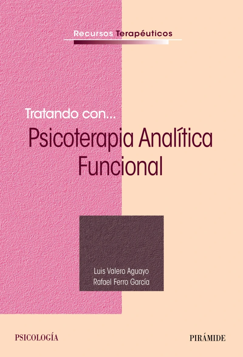 Portada: Tratando con... Psicoterapia Analítica Funcional