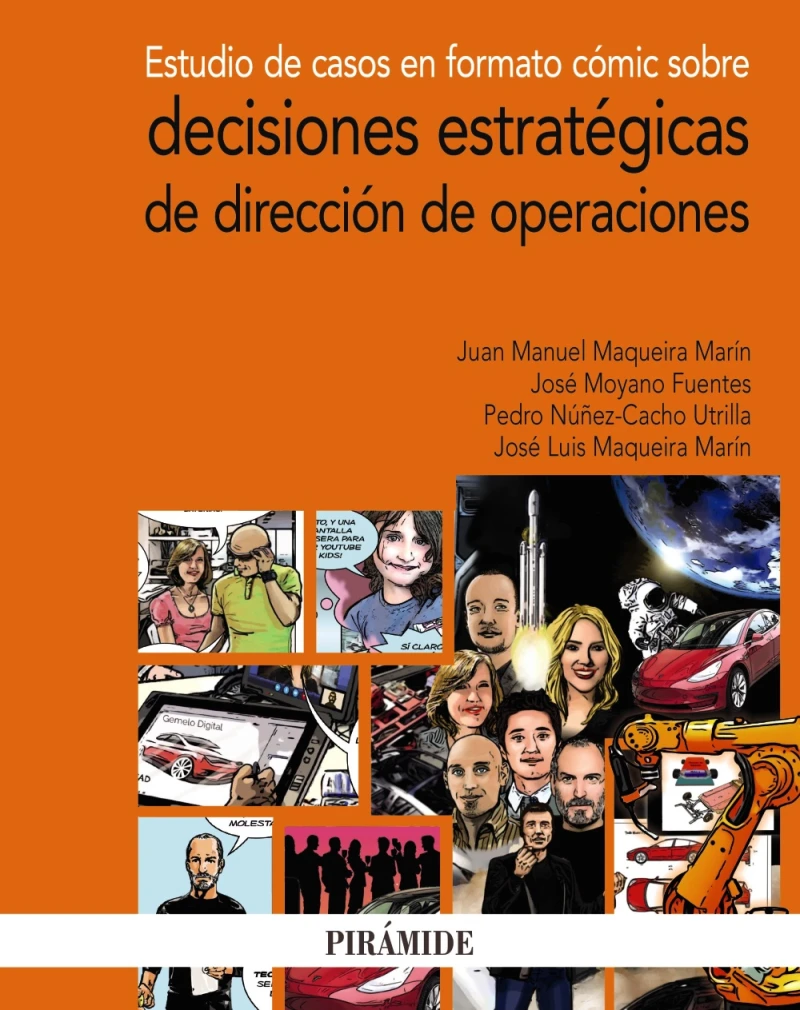 Portada: Estudio de casos en formato cómic sobre decisiones estratégicas de dirección de operaciones