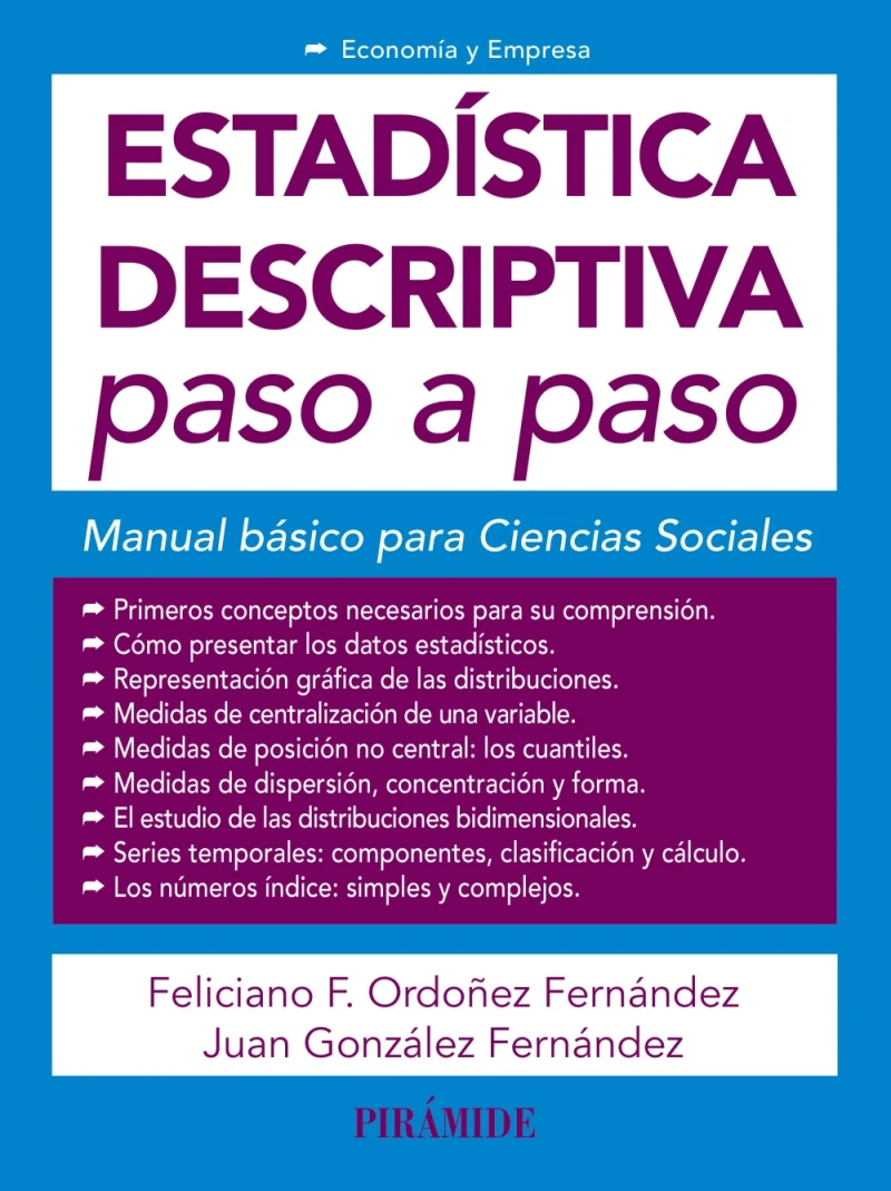 Portada: Estadística descriptiva paso a paso
