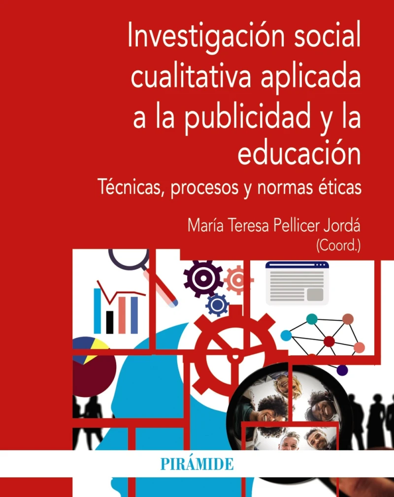 Portada: Investigación social cualitativa aplicada a la publicidad y la educación