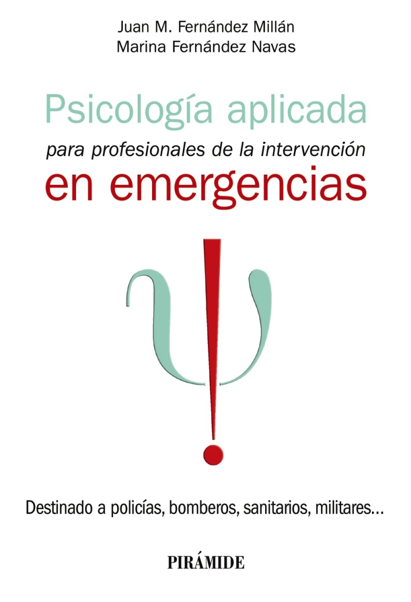 Portada: Psicología aplicada para profesionales de la intervención en emergencias