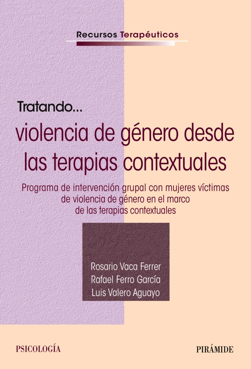 Portada: Tratando... violencia de género desde las terapias contextuales