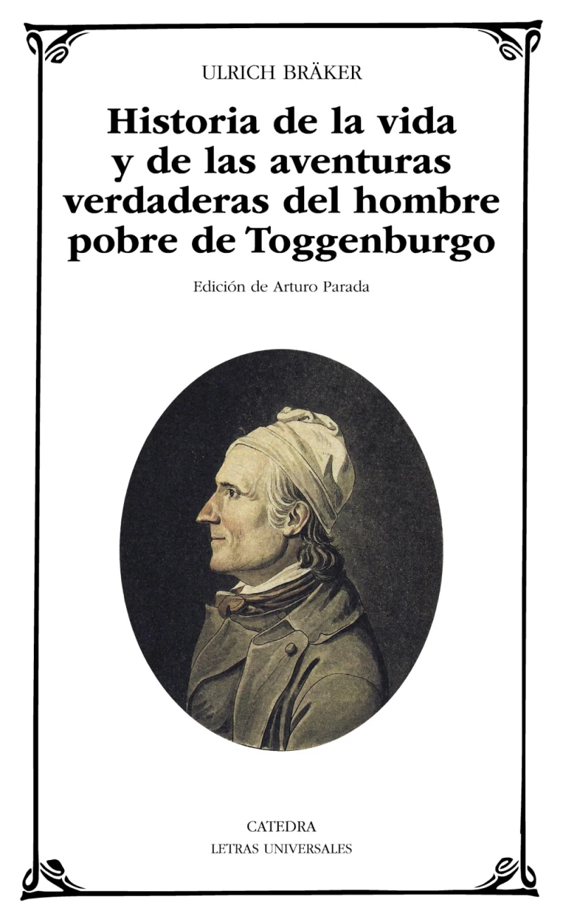 Portada: Historia de la vida y de las aventuras verdaderas del hombre pobre de Toggenburgo