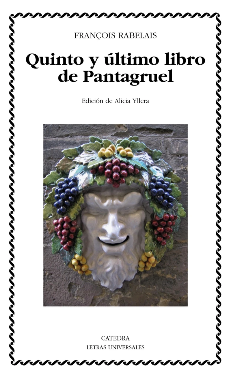 Portada: Quinto y último libro de Pantagruel