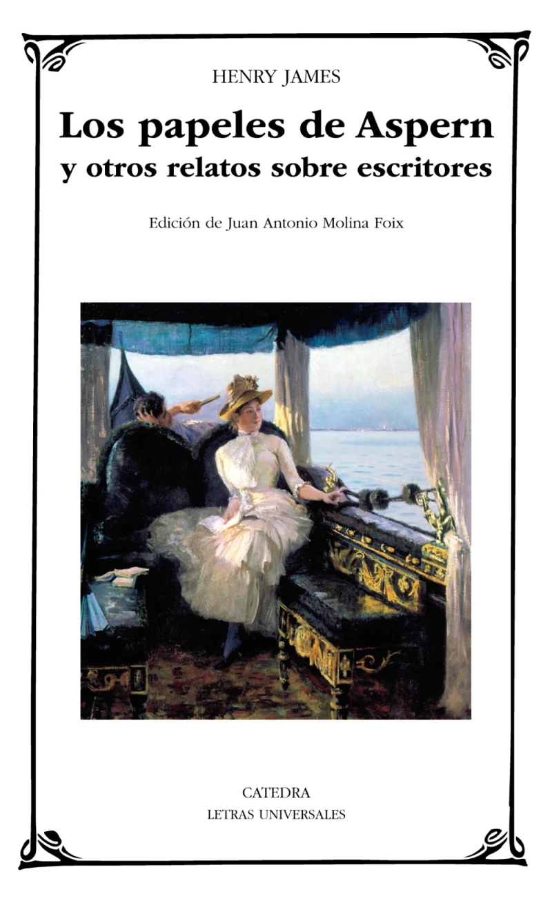 Portada: Los papeles de Aspern y otros relatos sobre escritores